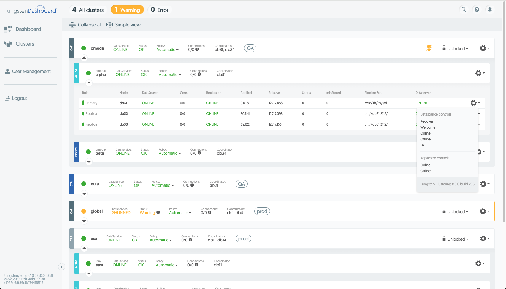 Primary Host Operations