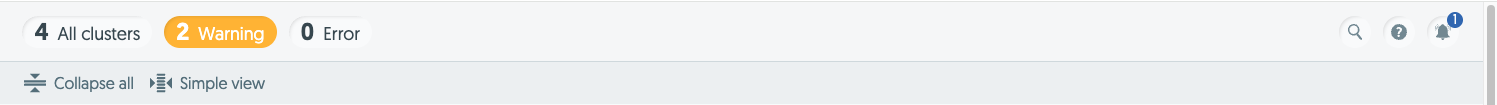 Cluster Tool Bar
